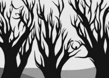 Bu zeka testi beyninizi çok yoracak: 10 saniyede 3 hayvanı bulmak imkansız! Ağaçların arasında hayvanları gördünüz mü?