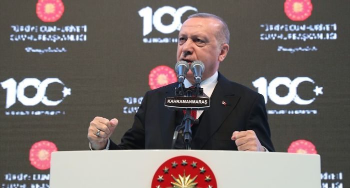 Erdoğan: Bayrağımıza uzanan elleri kırmaya hazır mıyız?