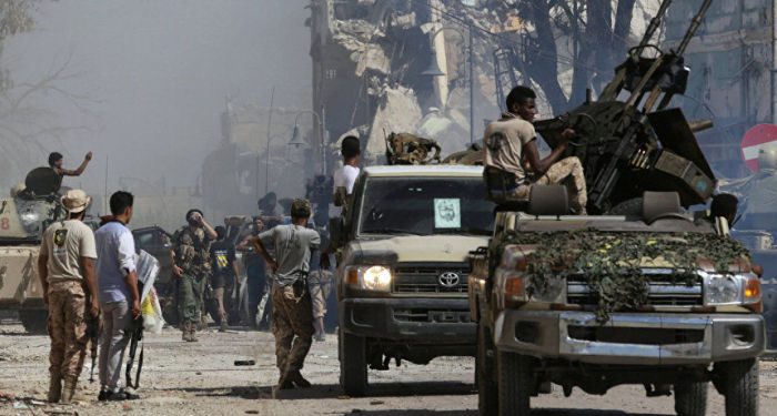 Libya Ulusal Ordusu, Trablus’a geldiği iddia edilen Türk askeri teçhizatını görüntüledi