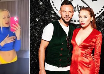 Milli marşı iç çamaşırını göstererek söyleyen Ukraynalı futbolcunun eşi sosyal medya kullanıcılarını kızdırdı