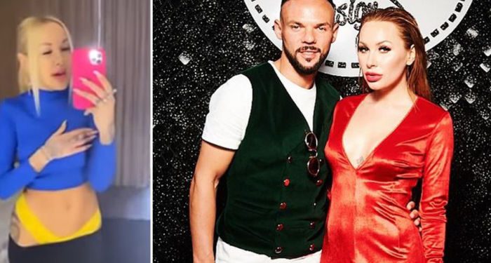 Milli marşı iç çamaşırını göstererek söyleyen Ukraynalı futbolcunun eşi sosyal medya kullanıcılarını kızdırdı