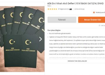 Online ‘İmam Nikahı Cüzdanı’ satışı: Tepkilerden sonra kaldırıldı