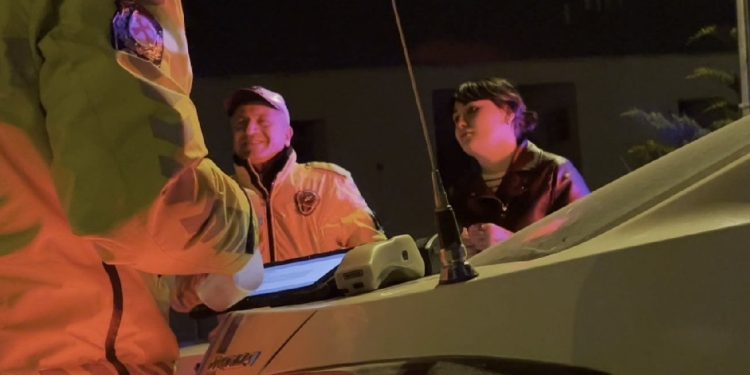 Polisin durdurduğu alkollü sürücünün arkadaşı: Mesut komiserimi istiyorum