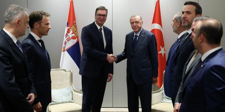 Cumhurbaşkanı Erdoğan, Sırbistan Cumhurbaşkanı Aleksandar Vucic ile görüştü