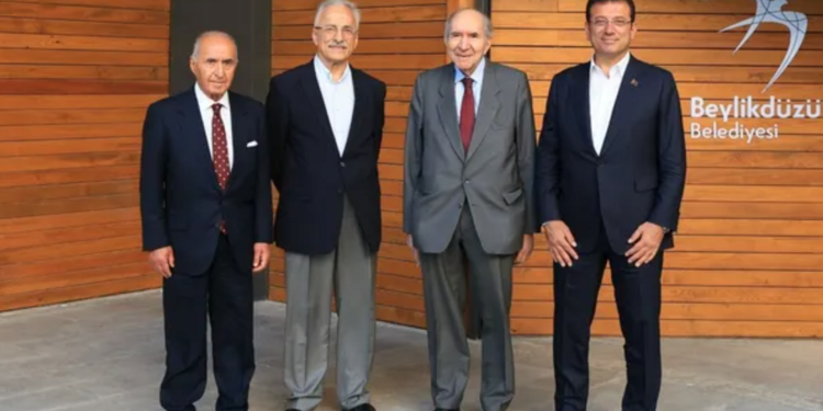 İmamoğlu, eski CHP başkanları ile buluştu