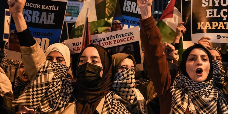 ABD’nin İstanbul Başkonsolosluğu önünde gösteri